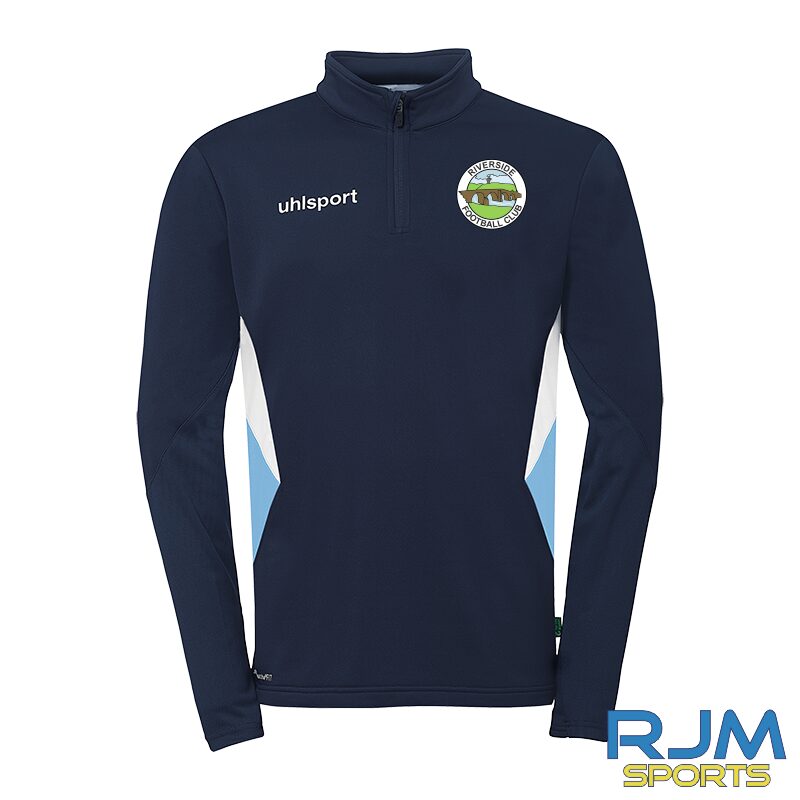 Riverside FC Uhlsport Training Equipe 29 Quarter Zip Top Navy