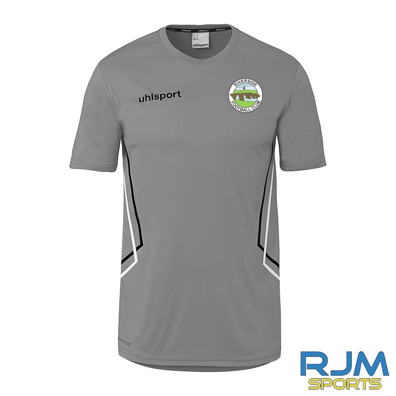 Uhlsport Equipe 29 Poly Shirt Stone Grey/White/Black