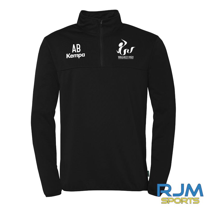 Wallace High School - School of Basketball - Kempa Essential 1/4 Zip Black