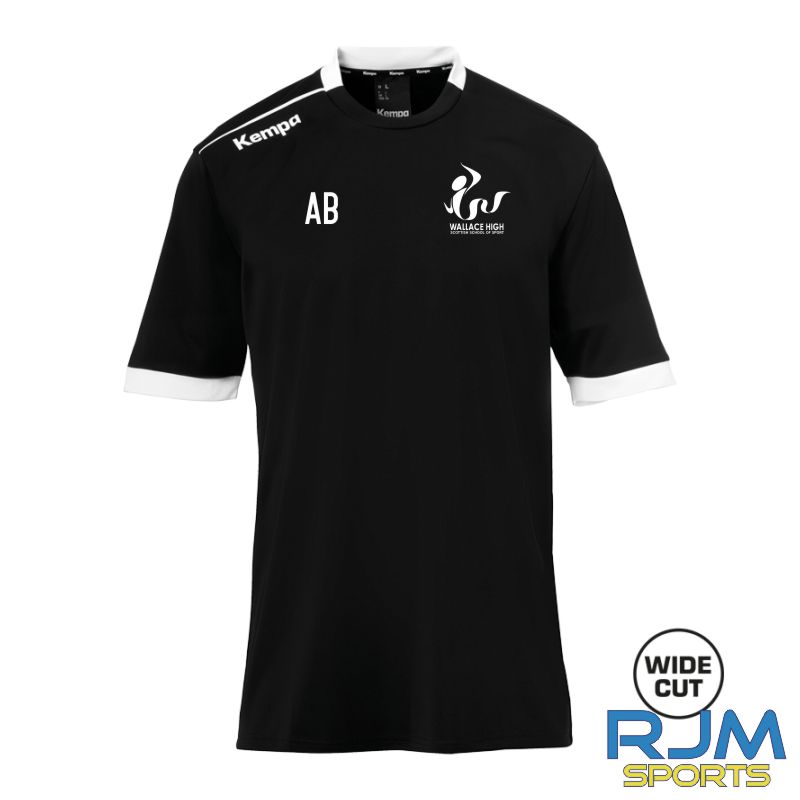 Wallace High School - School of Basketball - Kempa Player Shooting Shirt Black