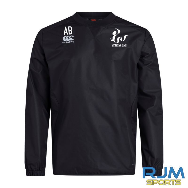 Wallace High School - School of Rugby - Canterbury Club Contact Top Black
