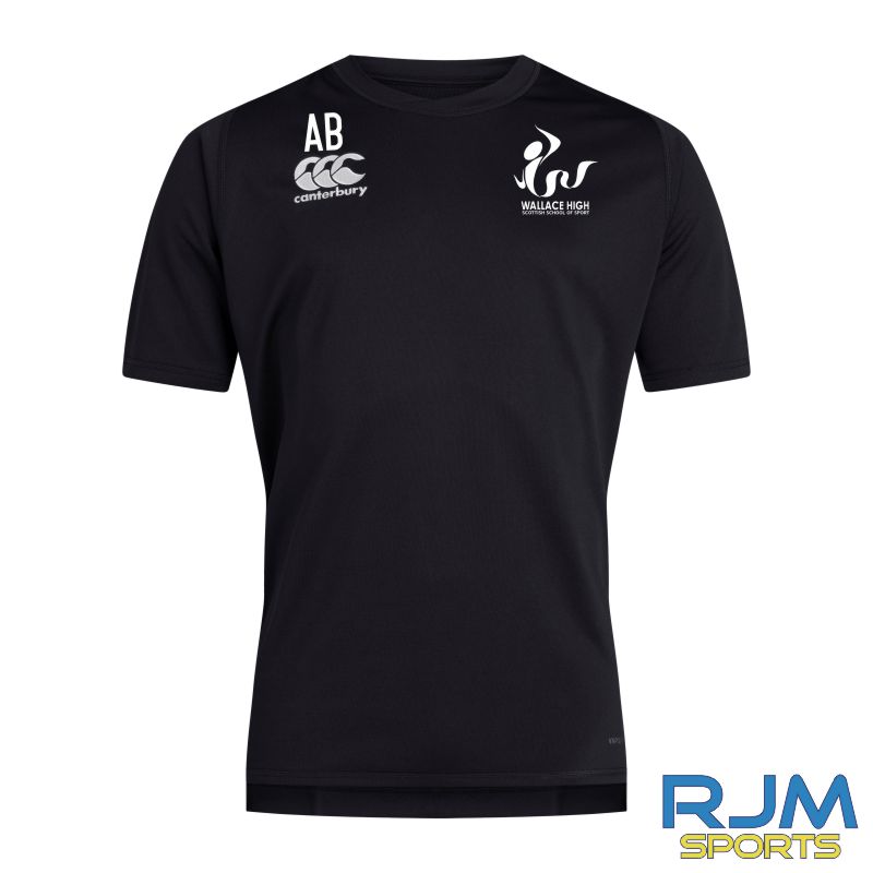 Wallace High School - School of Rugby - Canterbury Club Jersey Black