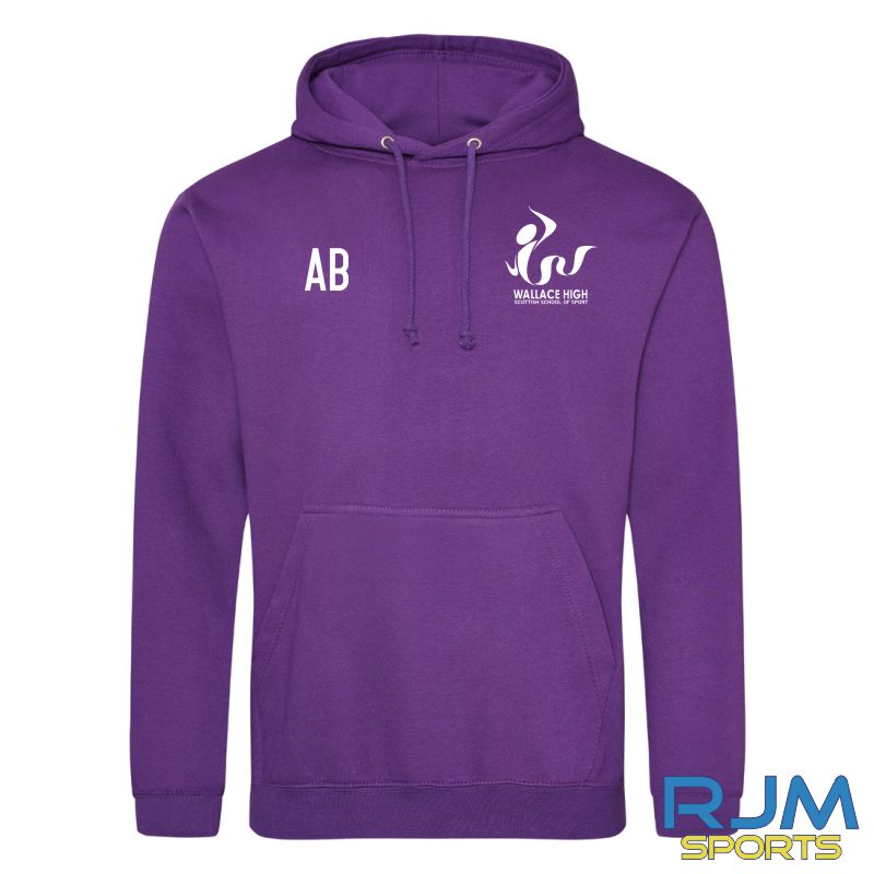 Wallace High School - School of Swimming - AWDis Hoodie Purple