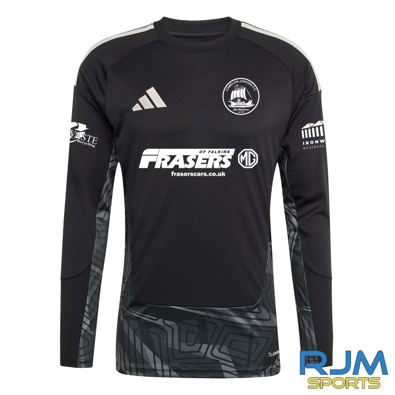 Camelon Juniors FC Home Adidas Tiro 26 Competition Goalkeeper LS Jersey Black