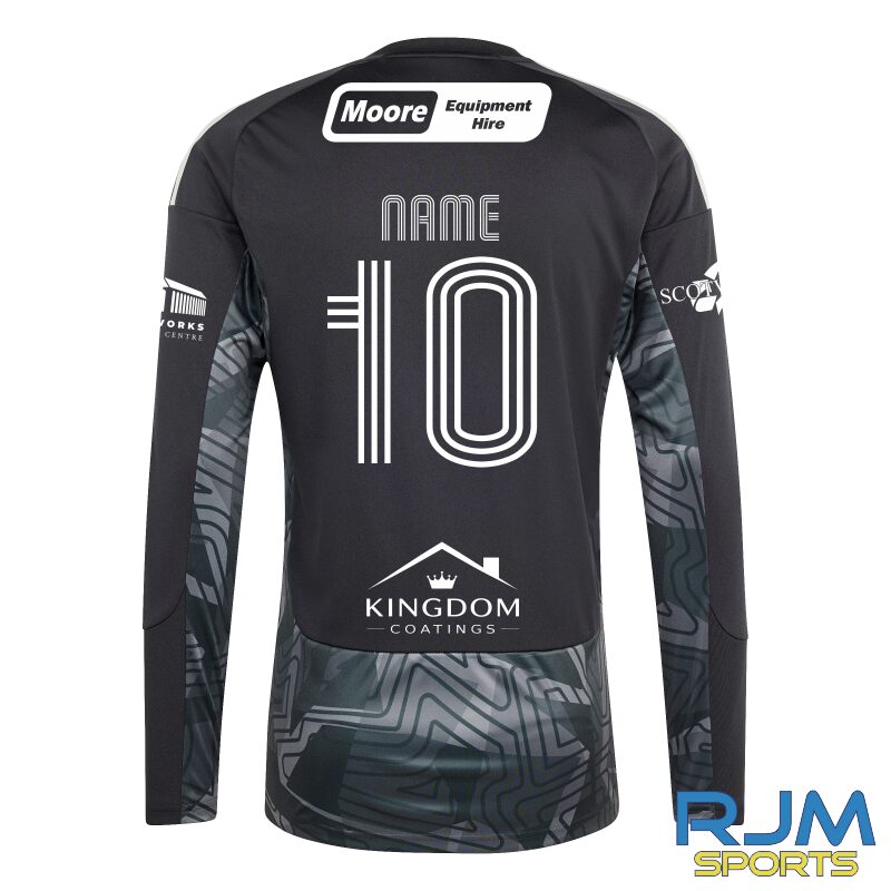 Camelon Juniors FC Home Adidas Tiro 26 Competition Goalkeeper LS Jersey Black - Image 2