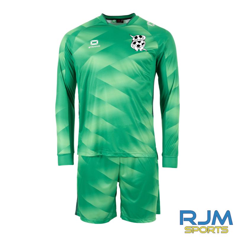 Cowie United FC Away/Girls Stanno Vix Goalkeeper Set Green/White