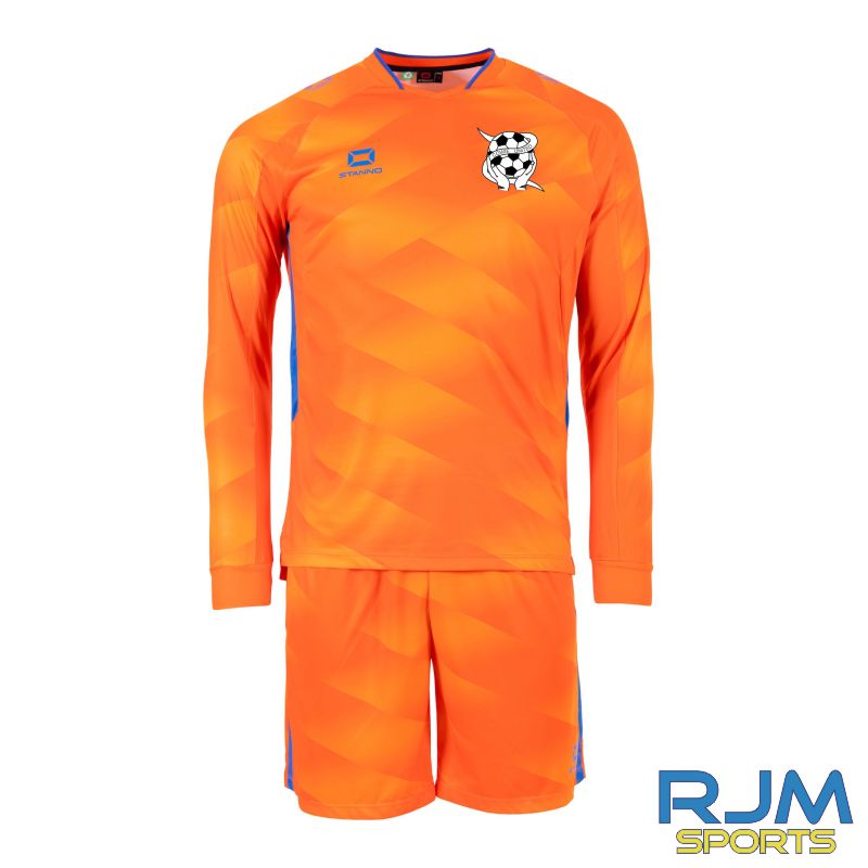 Cowie United FC Home Stanno Vix Goalkeeper Set Orange