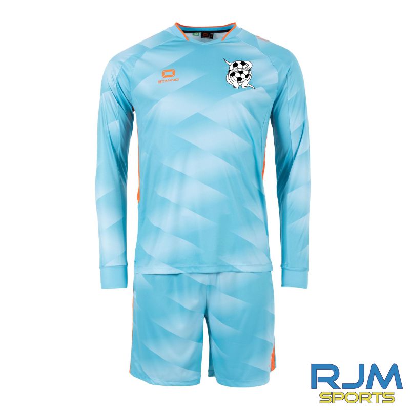 Cowie United FC Away/Girls Stanno Vix Goalkeeper Set Aqua Blue