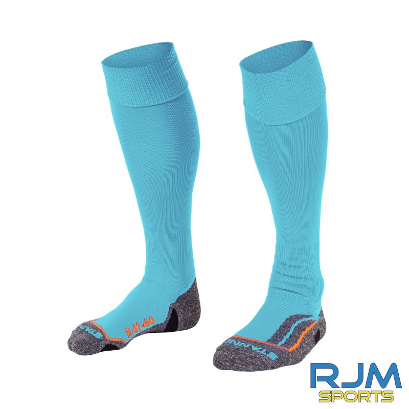 Cowie United FC Home Goalkeeper Stanno Pro Socks Aqua Blue