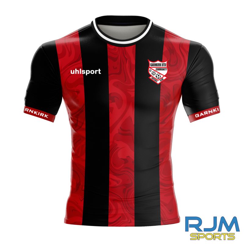 Garnkirk United FC Uhlsport Bespoke Home Jersey Black/Red
