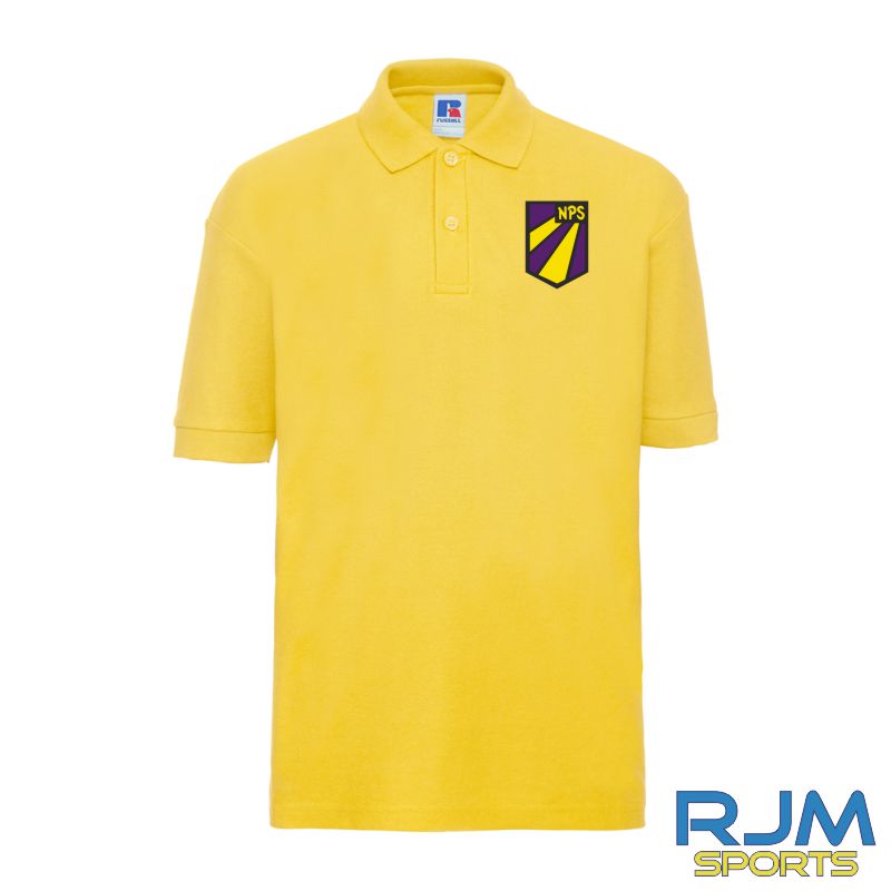 Nethermains Primary School Russell Poly/Cotton Polo Shirt Yellow