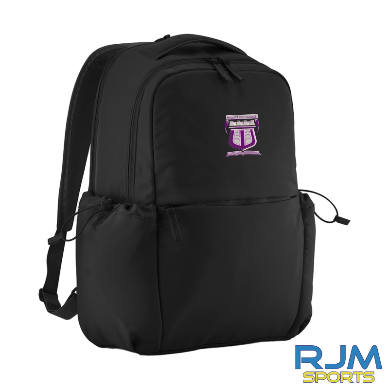 Wallace High School PE Kit - Quadra Backpack Black