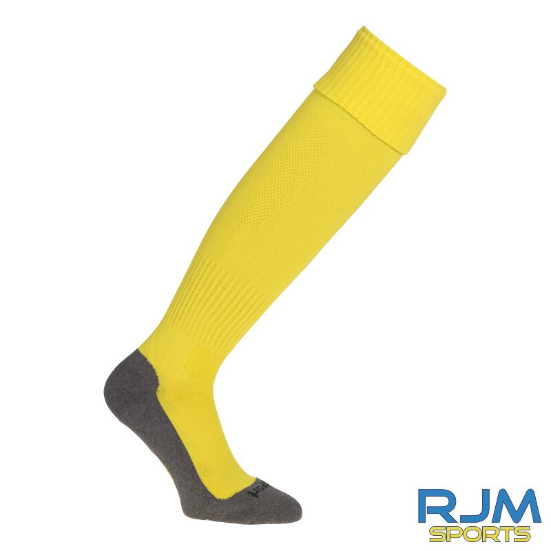 Albion Rovers FC 2026/27 Uhlsport Away Team Pro Essential Socks Lime Yellow