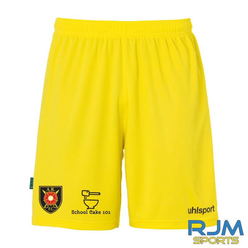 Albion Rovers FC 2026/27 Uhlsport Away Short Lime Yellow