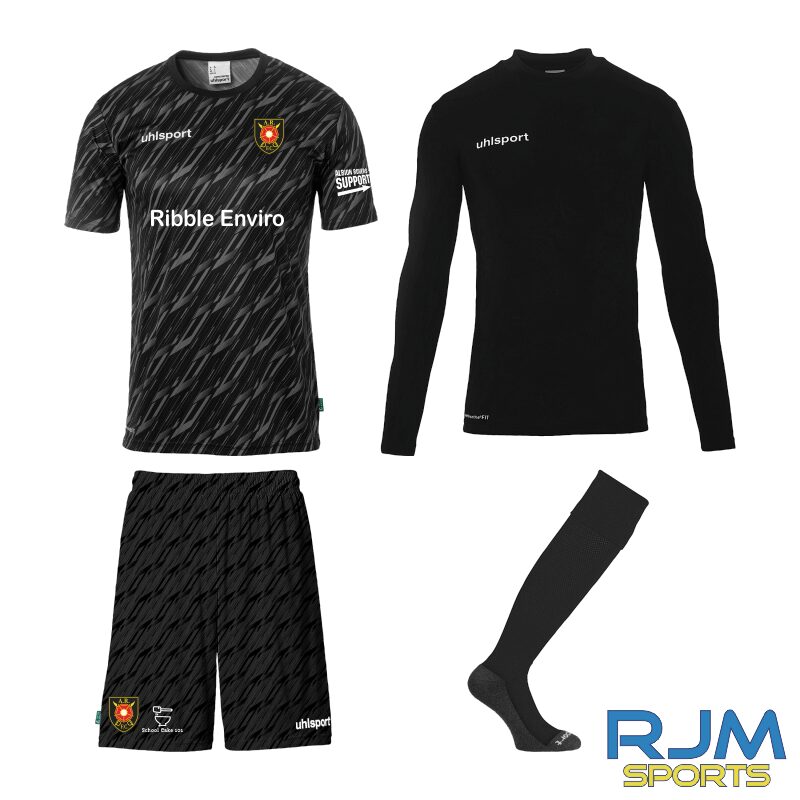 Albion Rovers FC Uhlsport Progressive Home Goalkeeper Bundle Black