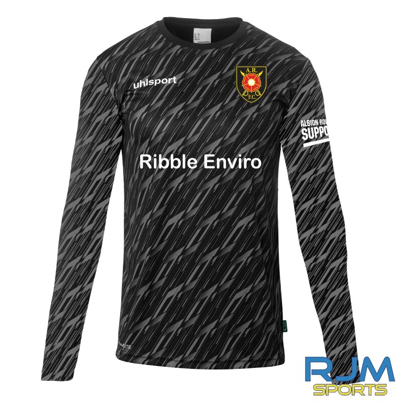 Albion Rovers FC Uhlsport Progressive Home Goalkeeper Shirt Black