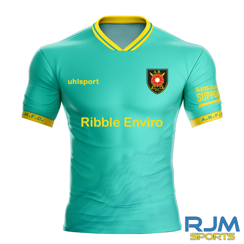 Albion Rovers FC 2026/27 Away Shirt Teal/Yellow