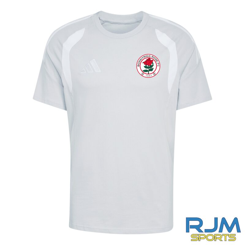 Bonnyrigg Rose FC Adidas Tiro 26 League Tee Grey