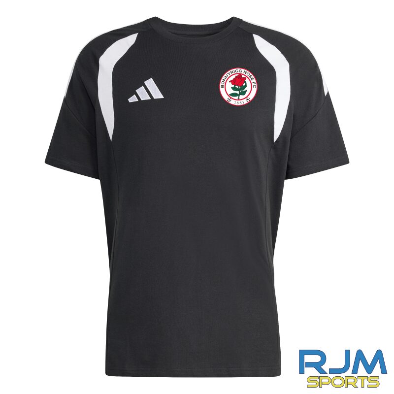 Bonnyrigg Rose FC Adidas Tiro 26 League Tee Black