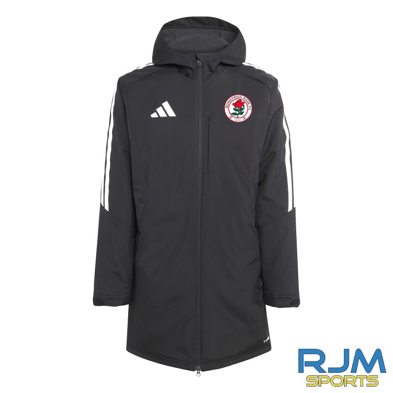 Bonnyrigg Rose FC Adidas Tiro 26 League Stadium Parka Black