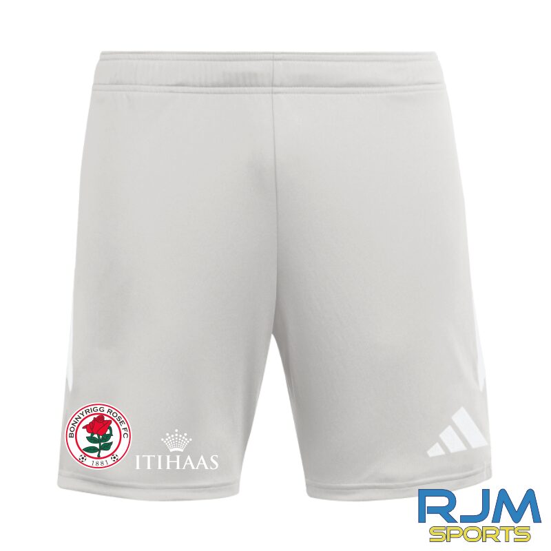 Bonnyrigg Rose FC Away Adidas Tiro League Short Grey/White