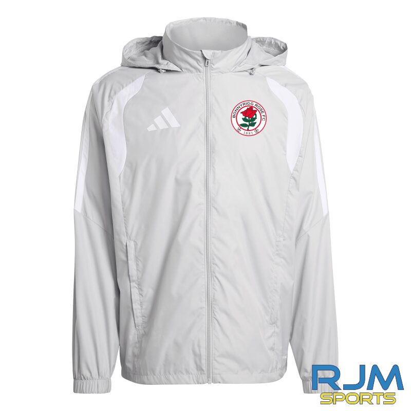 Bonnyrigg Rose FC Adidas Tiro 26 League Windbreaker Grey