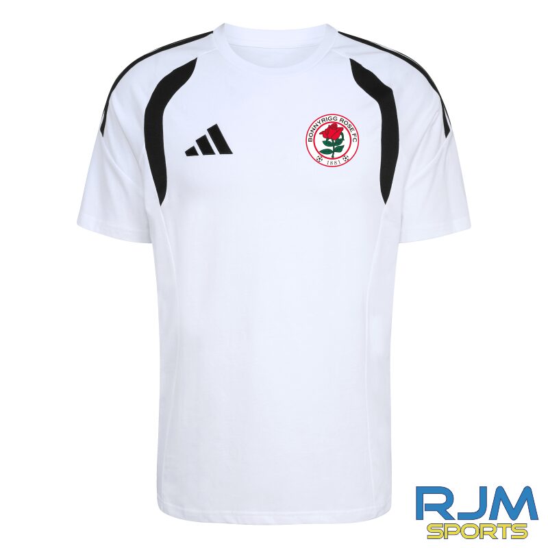 Bonnyrigg Rose FC Adidas Tiro 26 League Tee White
