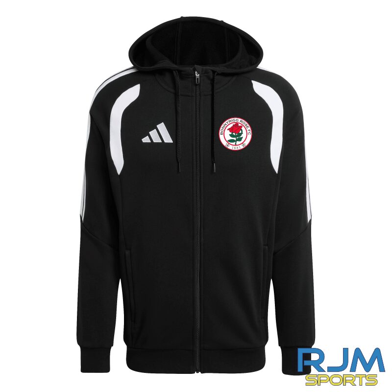 Bonnyrigg Rose FC Adidas Tiro 26 League Full Zip Hoodie Black