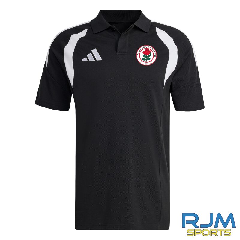 Bonnyrigg Rose FC Adidas Tiro 26 League Polo Black