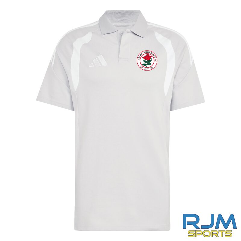 Bonnyrigg Rose FC Adidas Tiro 26 League Polo Grey