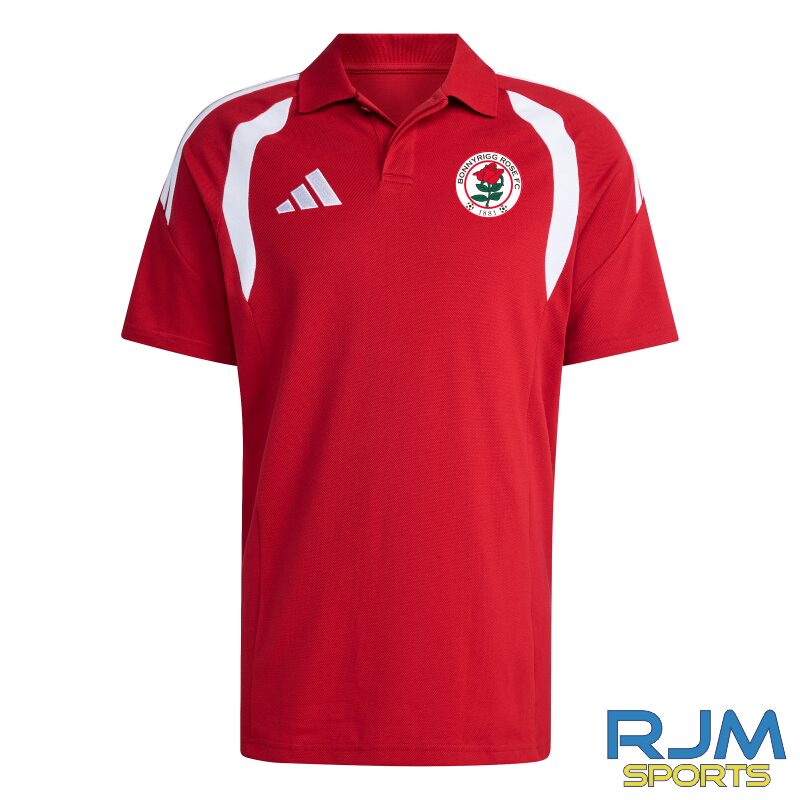 Bonnyrigg Rose FC Adidas Tiro 26 League Polo Red