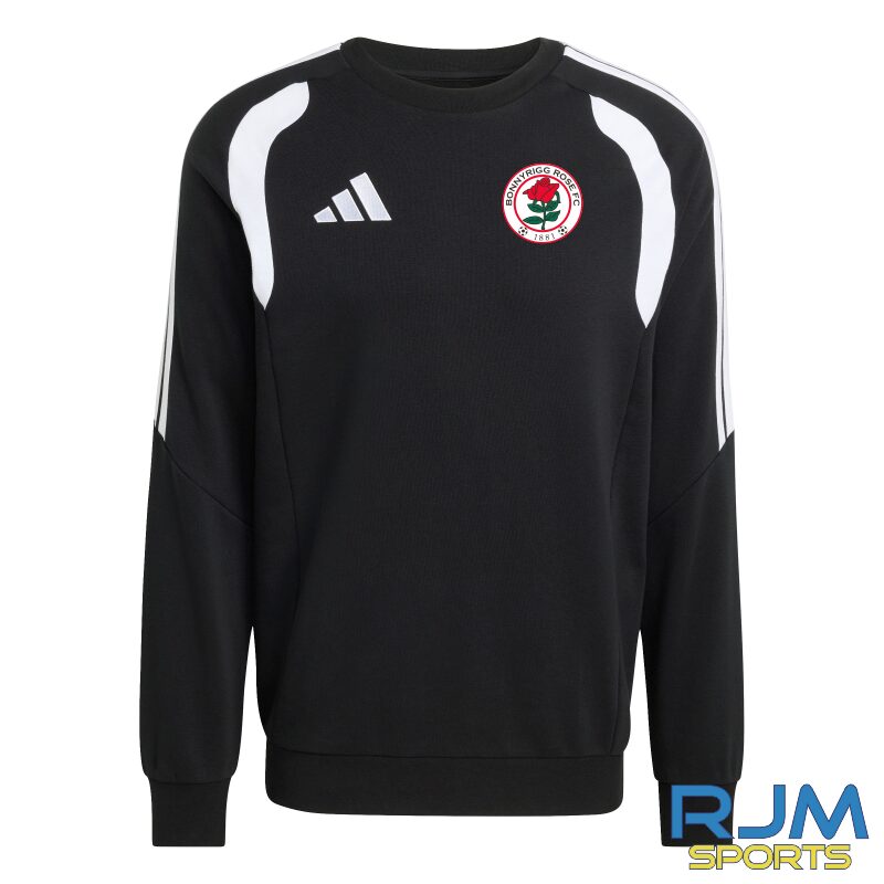Bonnyrigg Rose FC Adidas Tiro 26 League Sweat Crew Black