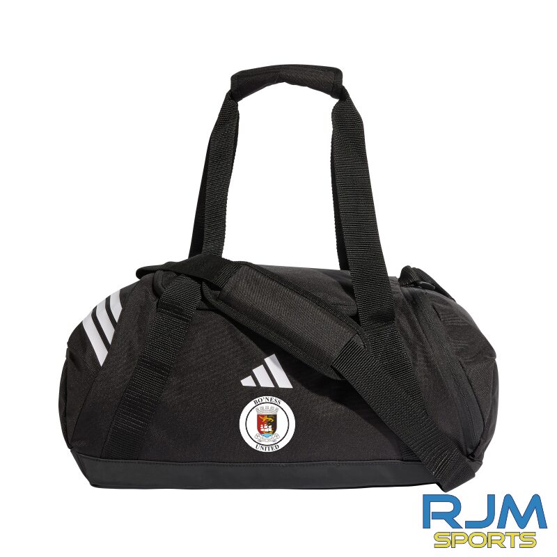 Bo'ness United FC Small Tiro Duffle Bag Black/White
