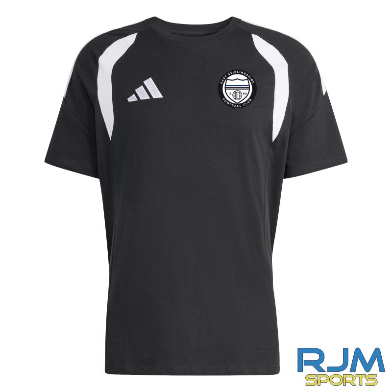 East Stirlingshire FC Adidas Tiro 26 League Tee Black