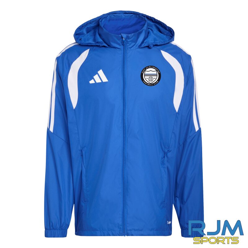 East Stirlingshire FC Adidas Tiro 26 League Windbreaker Royal Blue