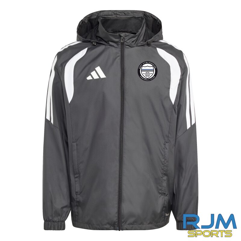 East Stirlingshire FC Adidas Tiro 26 League Windbreaker Black