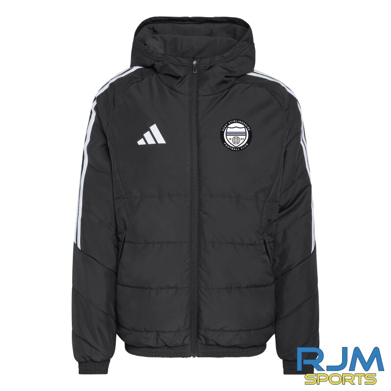 East Stirlingshire FC Adidas Tiro 26 League Winter Jacket Black