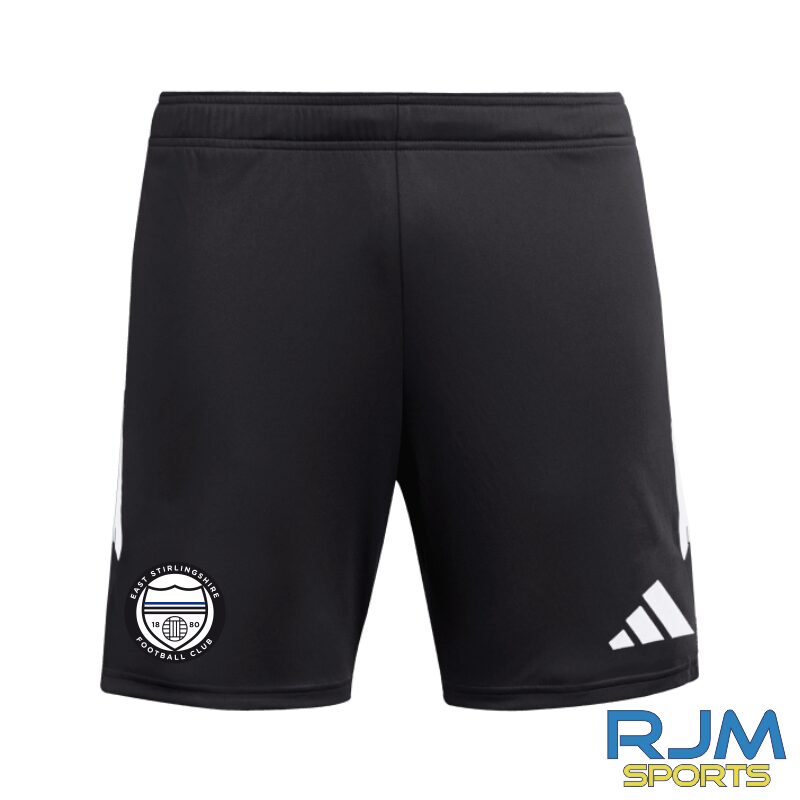 East Stirlingshire FC Home Adidas Tiro 26 League Short Black/White
