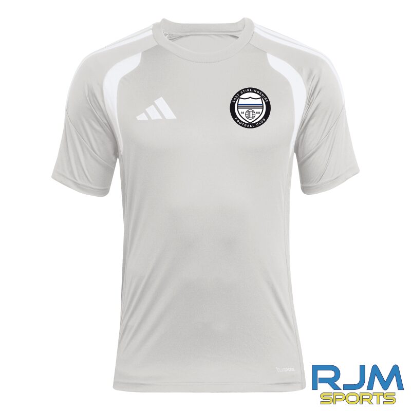 East Stirlingshire FC Adidas Tiro 26 League Jersey Grey