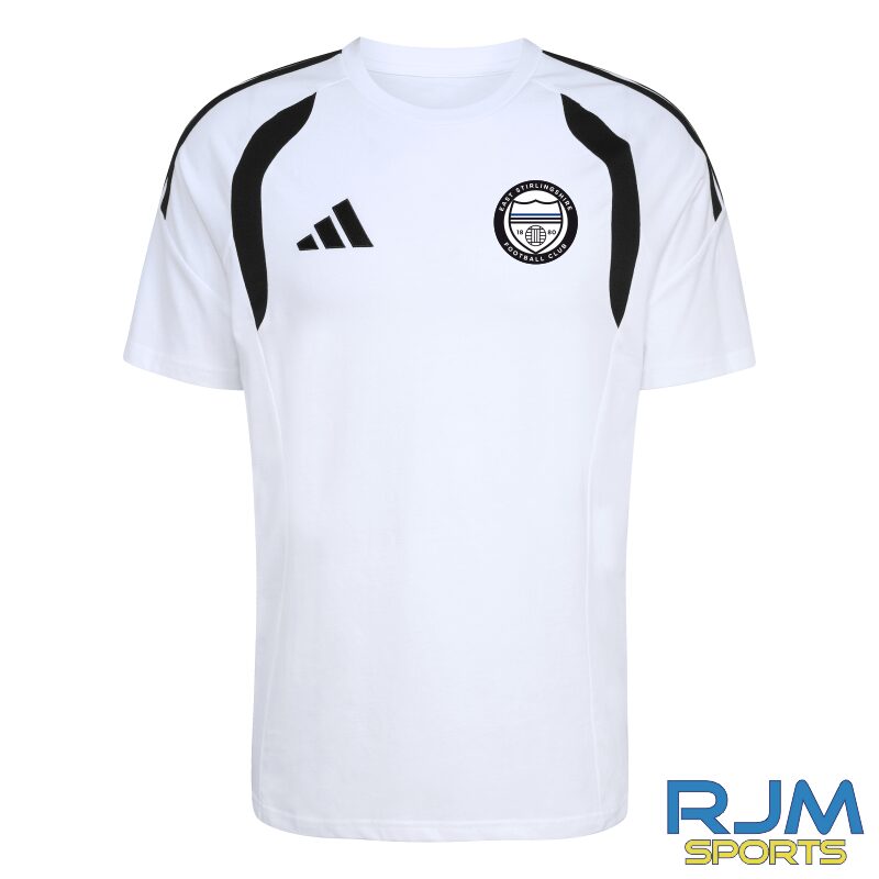 East Stirlingshire FC Adidas Tiro 26 League Tee White