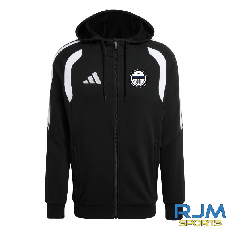 East Stirlingshire FC Adidas Tiro 26 League Full Zip Hoodie Black