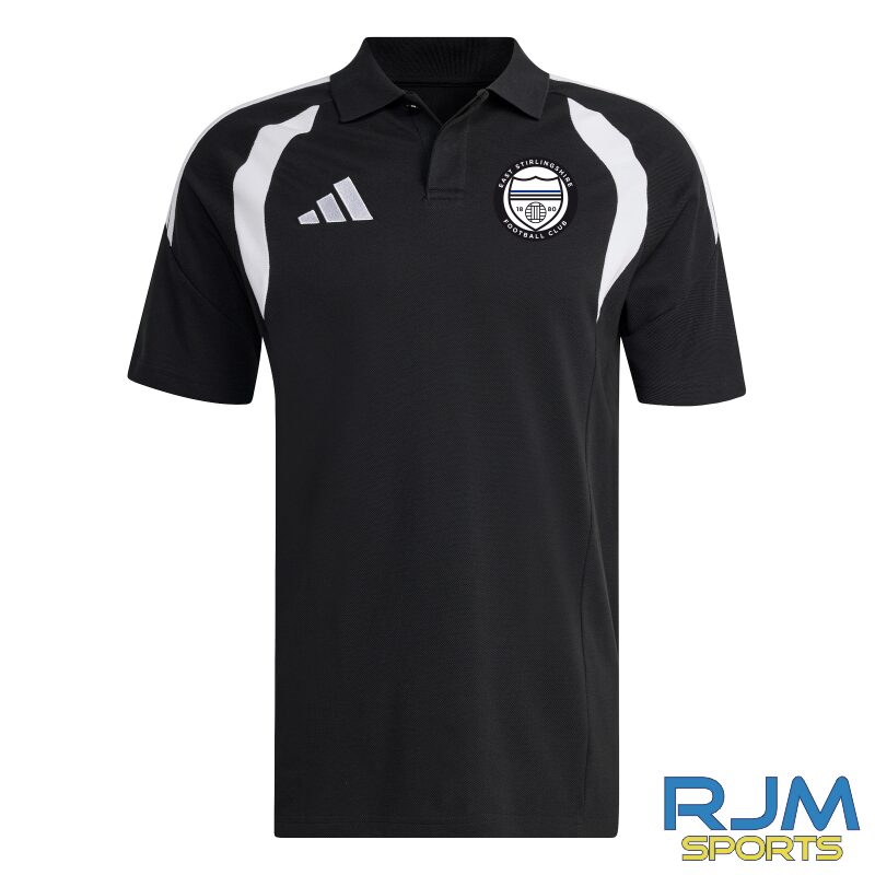 East Stirlingshire FC Adidas Tiro 26 League Polo Black