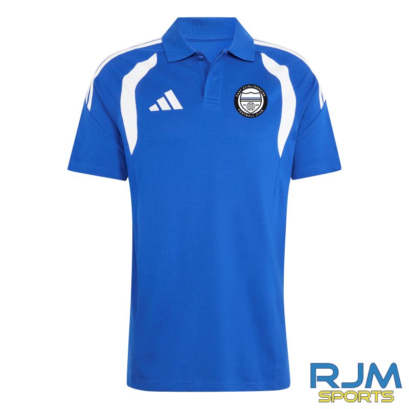 East Stirlingshire FC Adidas Tiro 26 League Polo Royal Blue