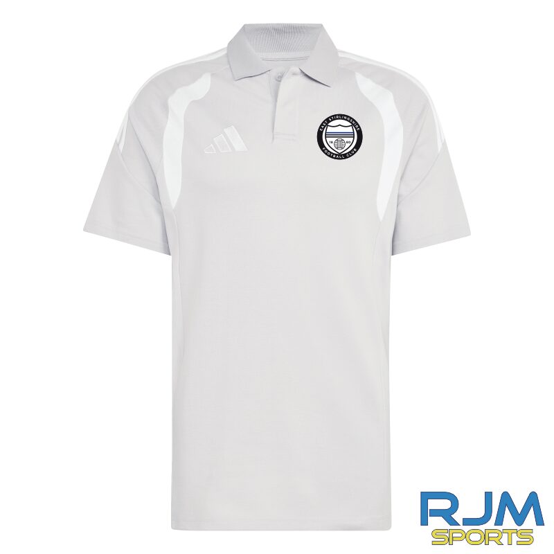 East Stirlingshire FC Adidas Tiro 26 League Polo Grey