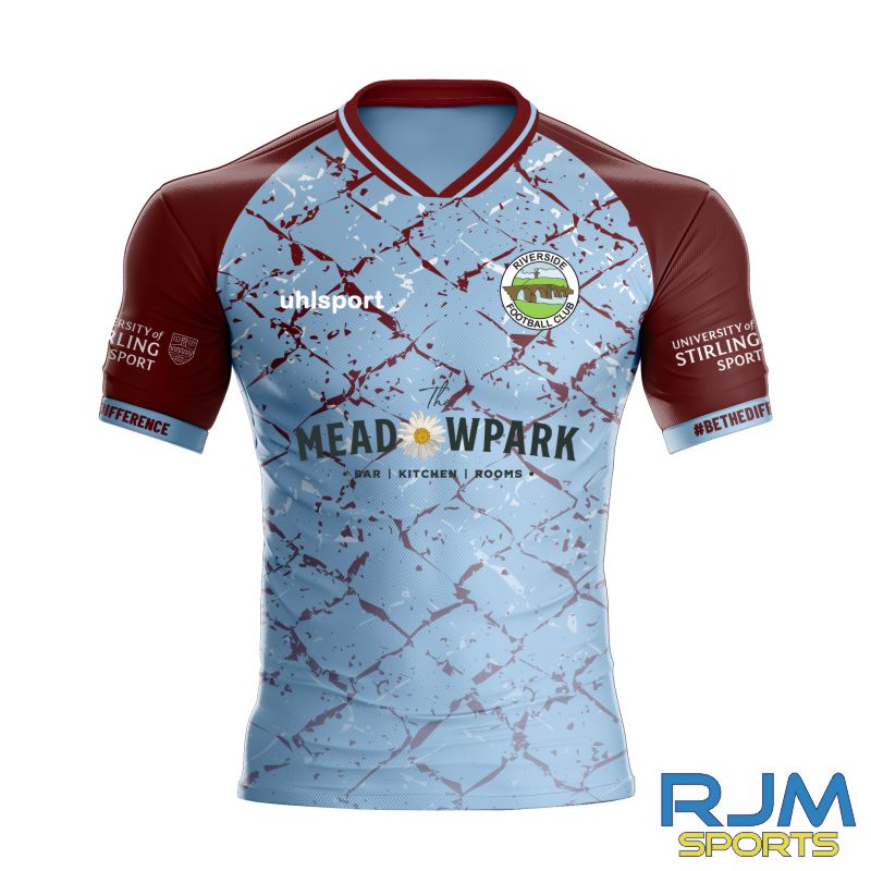 Riverside FC Uhlsport Bespoke Home Jersey 2026 Sky Blue/Bordeaux
